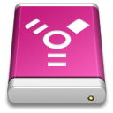 Drive Pink (FireWire) icon